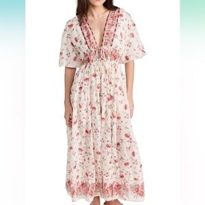 Free People Lysette Maxi Dress Women's Casual Floral Printed Boho